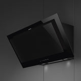 Smeg Linea 90cm Vertical Rangehood Black KV194B3