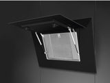 Smeg Linea 90cm Vertical Rangehood Black KV194B3