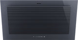 Smeg Linea 90cm Vertical Rangehood Neptune Grey KV194G