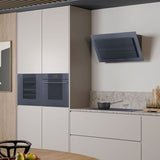 Smeg Linea 90cm Vertical Rangehood Neptune Grey KV194G