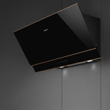 Smeg 90cm Dolce Stil NOVO Wall Mount Rangehood Copper Trim KV694R