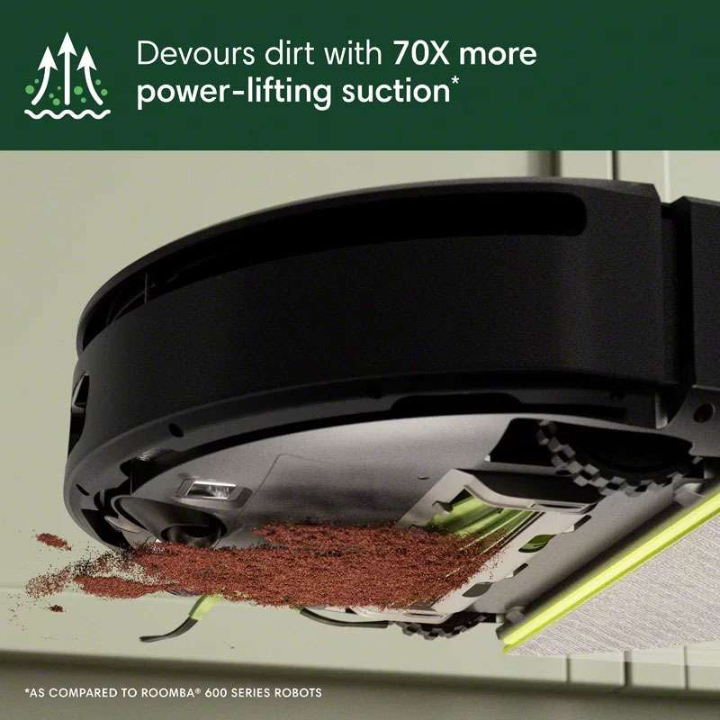 iRobot Roomba 205 DustCompactor Combo Robot Vacuum and Mop L121000