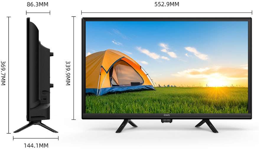 CHiQ 24" HD DLED Google TV L24D6CG