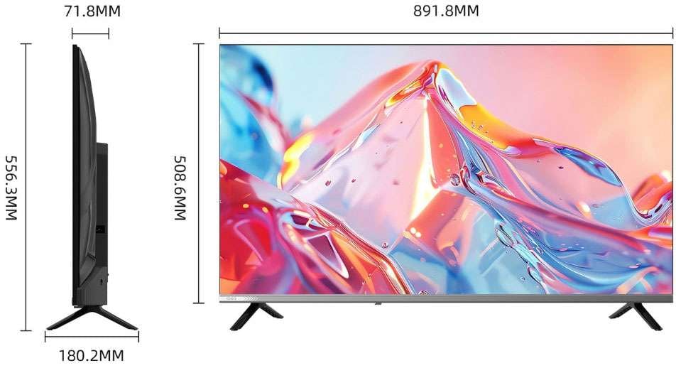 CHiQ 40" M10 Full HD Smart LED Google TV L40M10