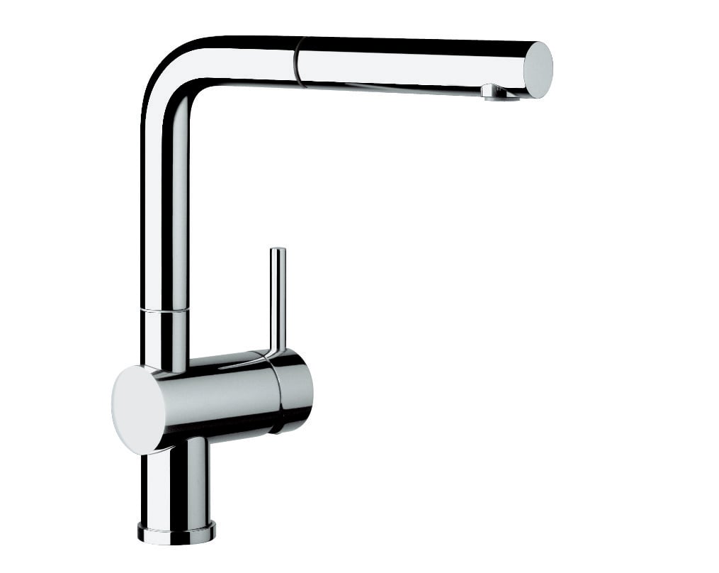 Blanco Chrome 140° Swivel Spout Pull Out Mixer Tap LINUSS 519368