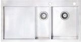 Modern National 1 & 1/4 Double Bowl Inset/Undermount Sink M-S208A