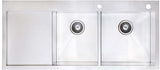 Modern National 1 & 3/4 Double Bowl Inset/Undermount Sink M-S210A