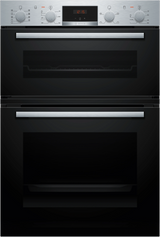 Bosch Series 4 60cm Multifunction Double Oven Stainless Steel MBA534BS3A