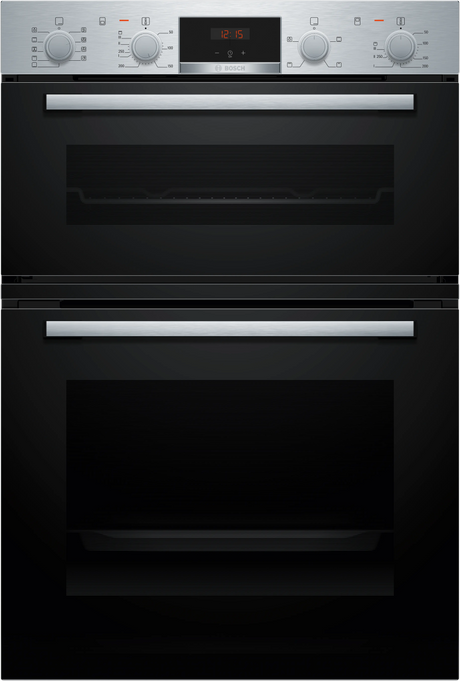 Bosch Series 4 60cm Multifunction Double Oven Stainless Steel MBA534BS3A