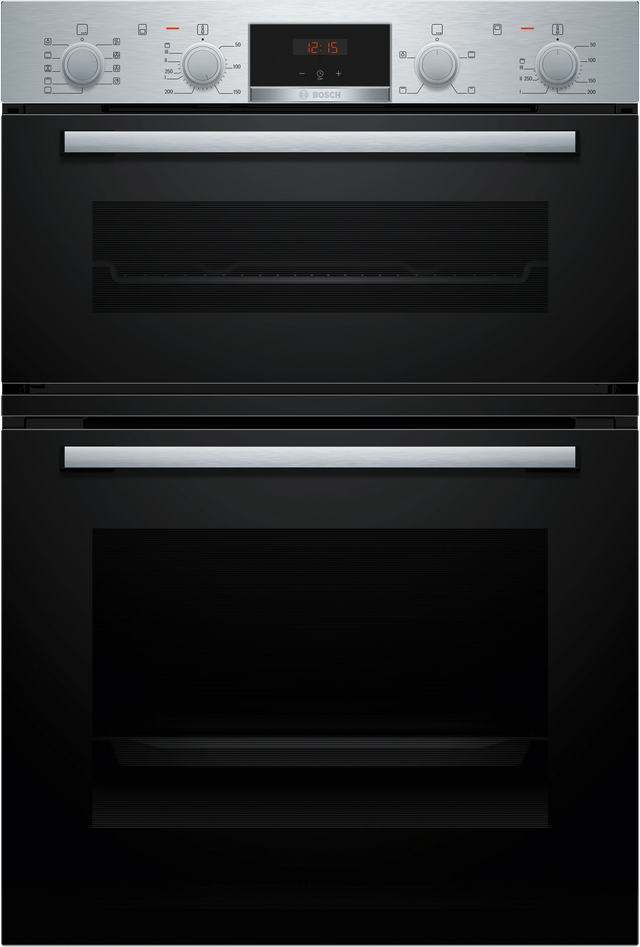 Bosch Series 4 60cm Multifunction Double Oven Stainless Steel MBA534BS3A
