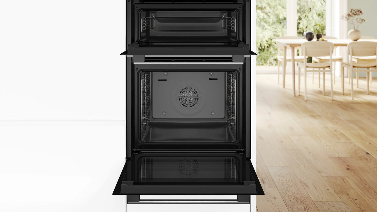 Bosch Series 4 60cm Multifunction Double Oven Stainless Steel MBA534BS3A