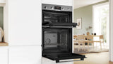 Bosch Series 4 60cm Multifunction Double Oven Stainless Steel MBA534BS3A