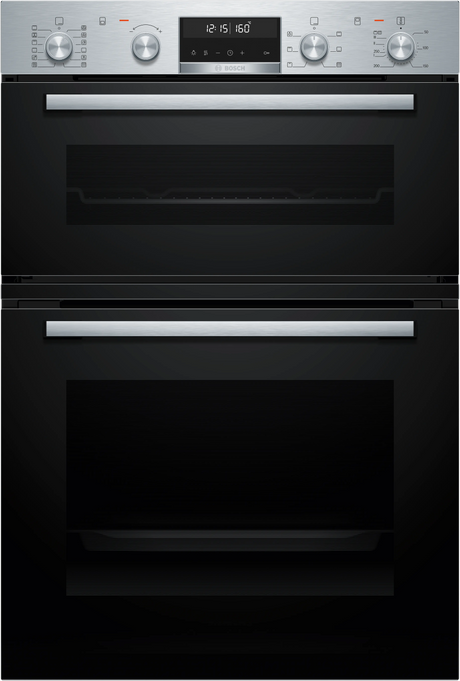 Bosch Series 6 60cm Multifunction Double Oven Stainless Steel MBG578FS3A