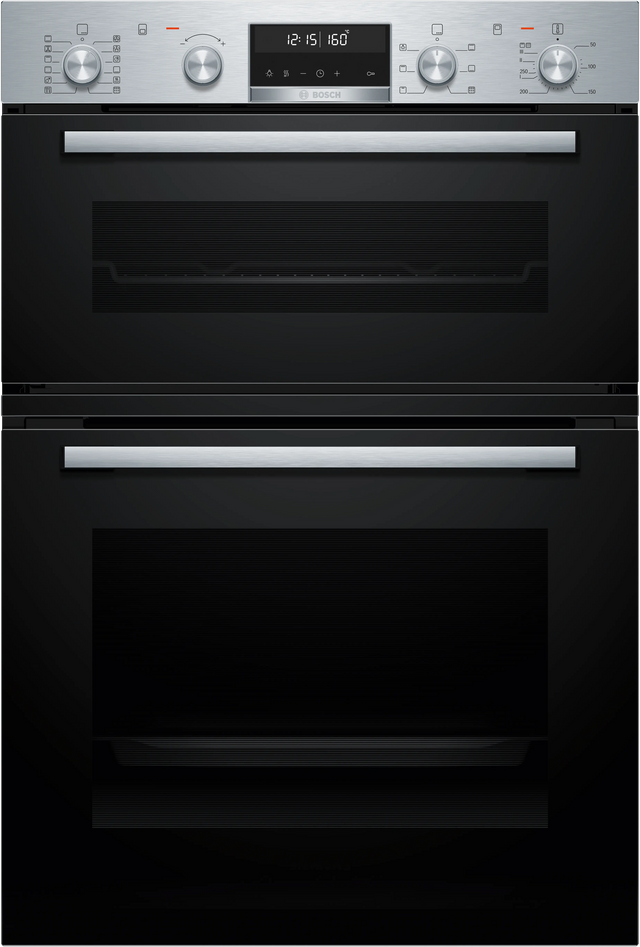 Bosch Series 6 60cm Multifunction Double Oven Stainless Steel MBG578FS3A