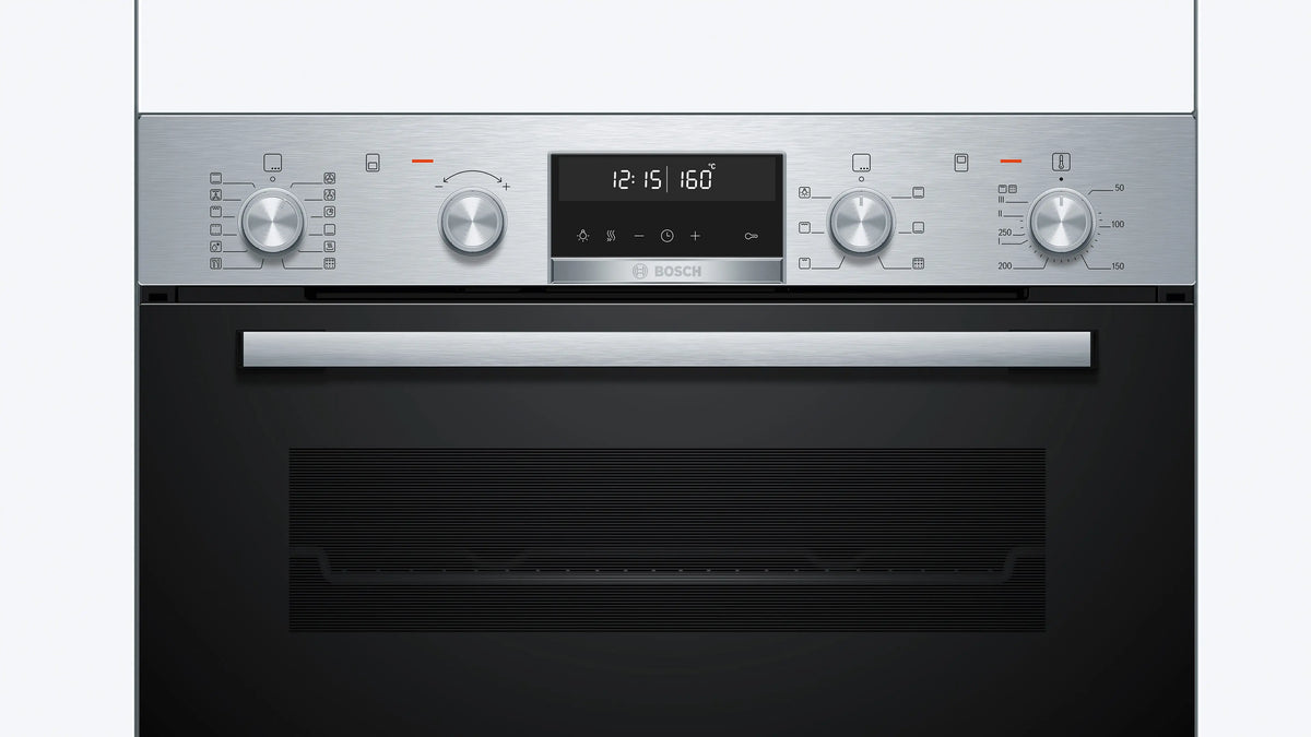 Bosch Series 6 60cm Multifunction Double Oven Stainless Steel MBG578FS3A