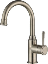 Modern National Montpellier Gooseneck High Rise Basin Mixer Tap MON002BN