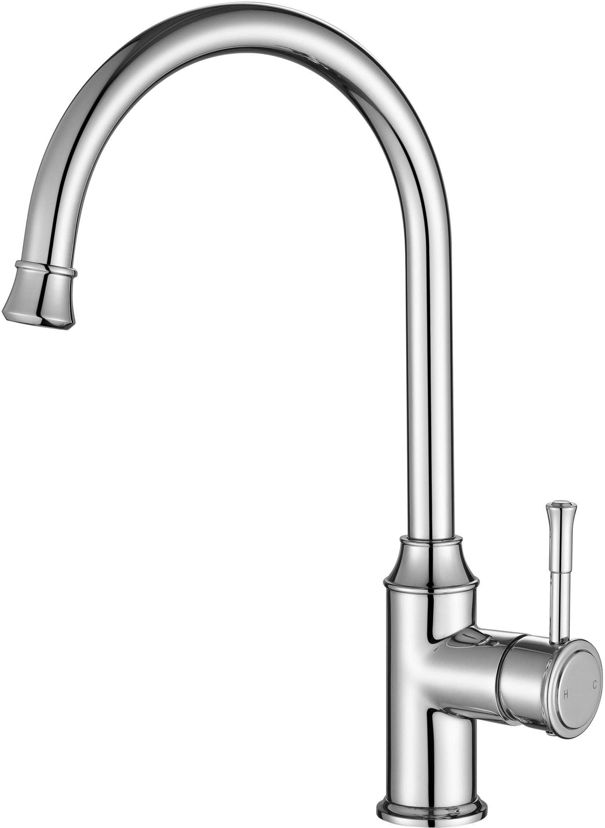 Modern National Montpellier Gooseneck Kitchen Mixer Tap MON004