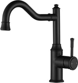 Modern National Montpellier Shepherd’s Crook Kitchen Mixer Tap MON004-1BK