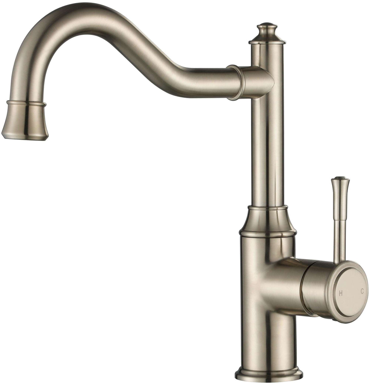 Modern National Montpellier Shepherd’s Crook Kitchen Mixer Tap MON004-1BN