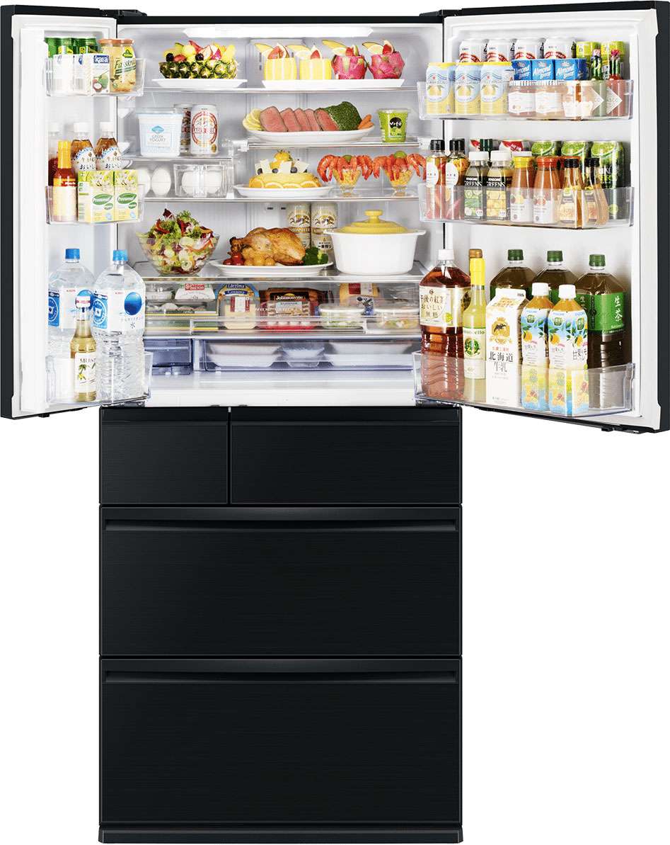 Mitsubishi 700L French Door Refrigerator MR-WX700C-B-A | Greater Sydney Only