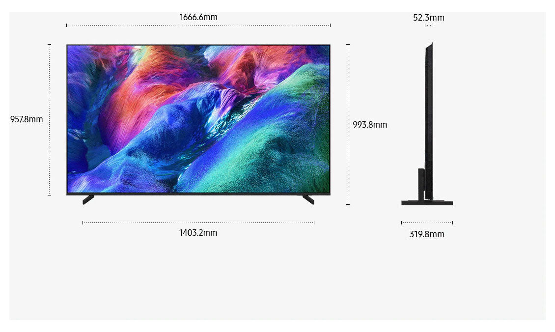 Samsung 75" Micro RGB R85H 4K Samsung Vision AI Smart TV 2026 MRA75R85HAWXXY