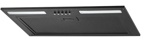 Schweigen 60cm Non-Silent 1080m3/hr Black Undermount Rangehood NAUM-6B