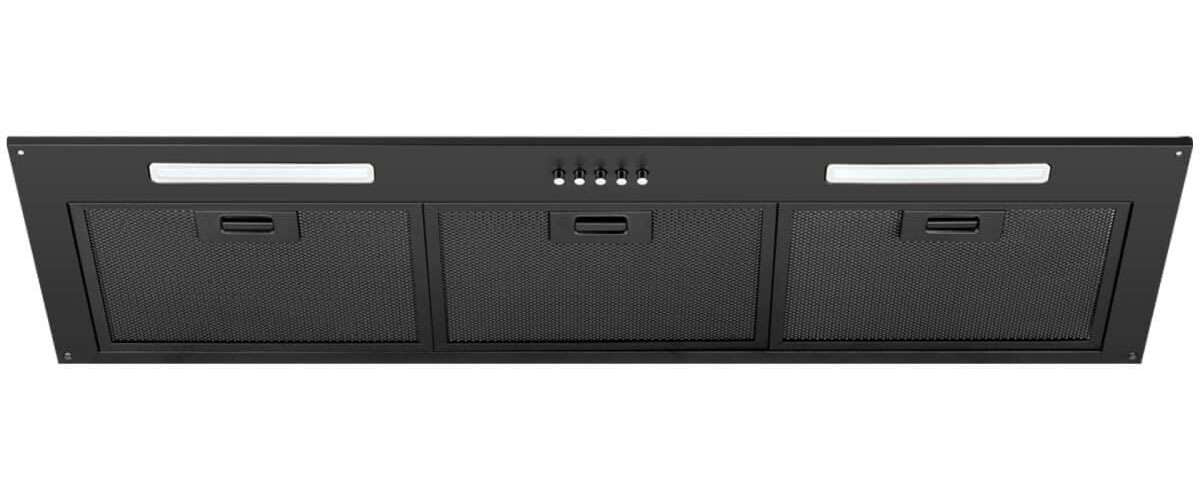 Schweigen 90cm Non-Silent 1080m3/hr Black Undermount Rangehood NAUM-9B