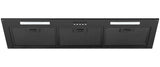 Schweigen 90cm Non-Silent 1080m3/hr Black Undermount Rangehood NAUM-9B