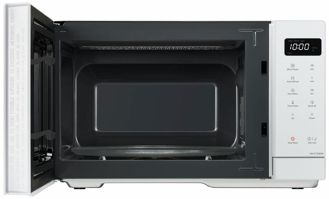 Panasonic 25L 900W Microwave Oven White NN-ST34NWQPQ