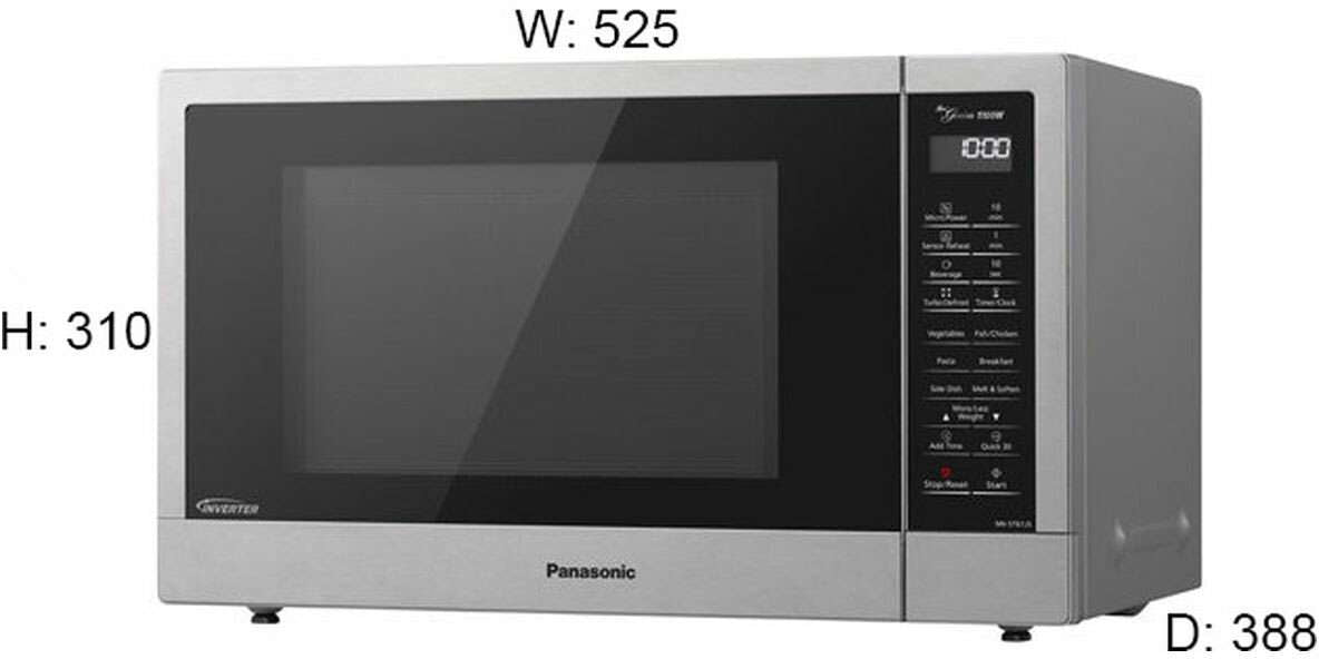 Panasonic 32L 1100W Inverter Microwave Oven NN-ST67JSQPQ