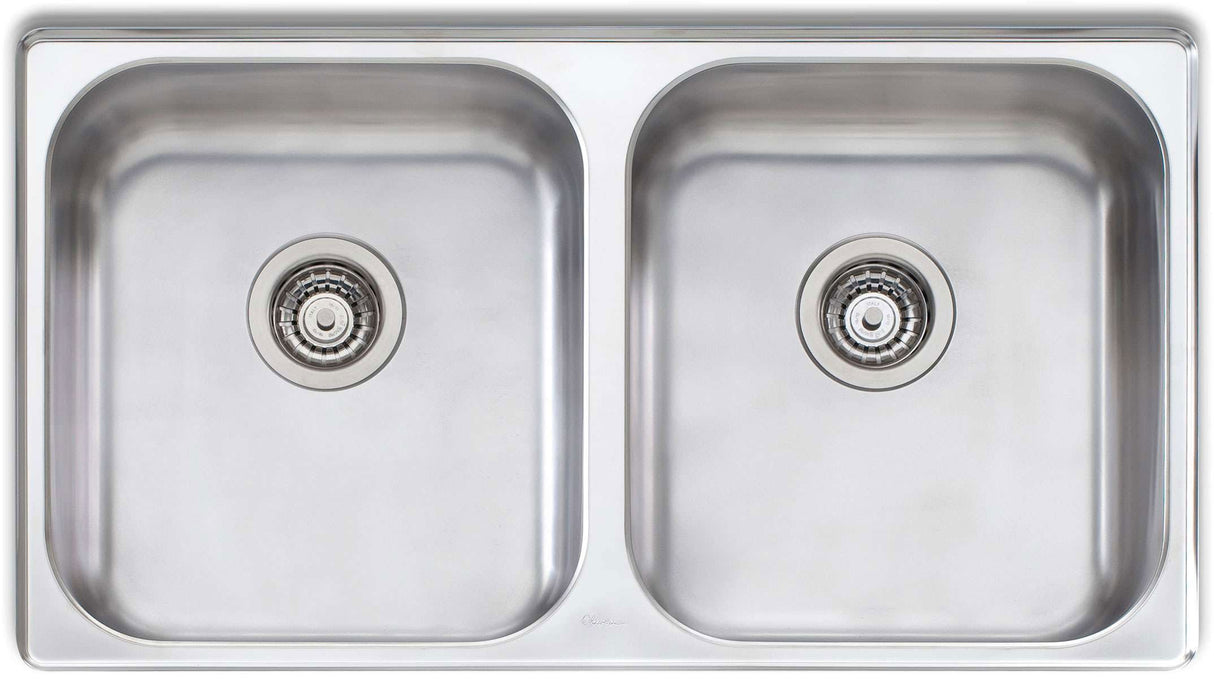 Oliveri Nu-petite Double Bowl Undermount Sink NP60U