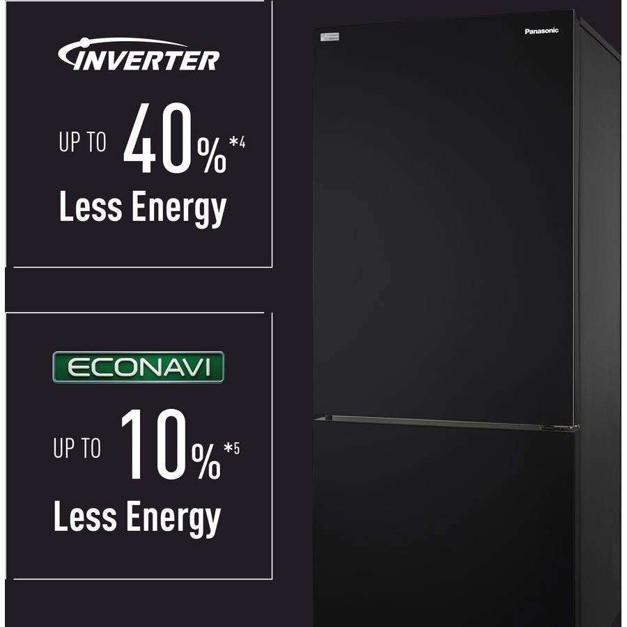 Panasonic 380L Bottom Mount Refrigerator NR-BX421BPKA | Greater Sydney Only