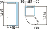 Panasonic 380L Bottom Mount Refrigerator NR-BX421BPKA | Greater Sydney Only