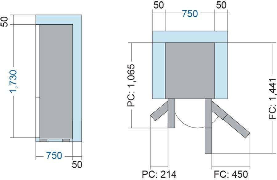 Panasonic 500L French Door Refrigerator NR-CW530HVKA | Greater Sydney Only