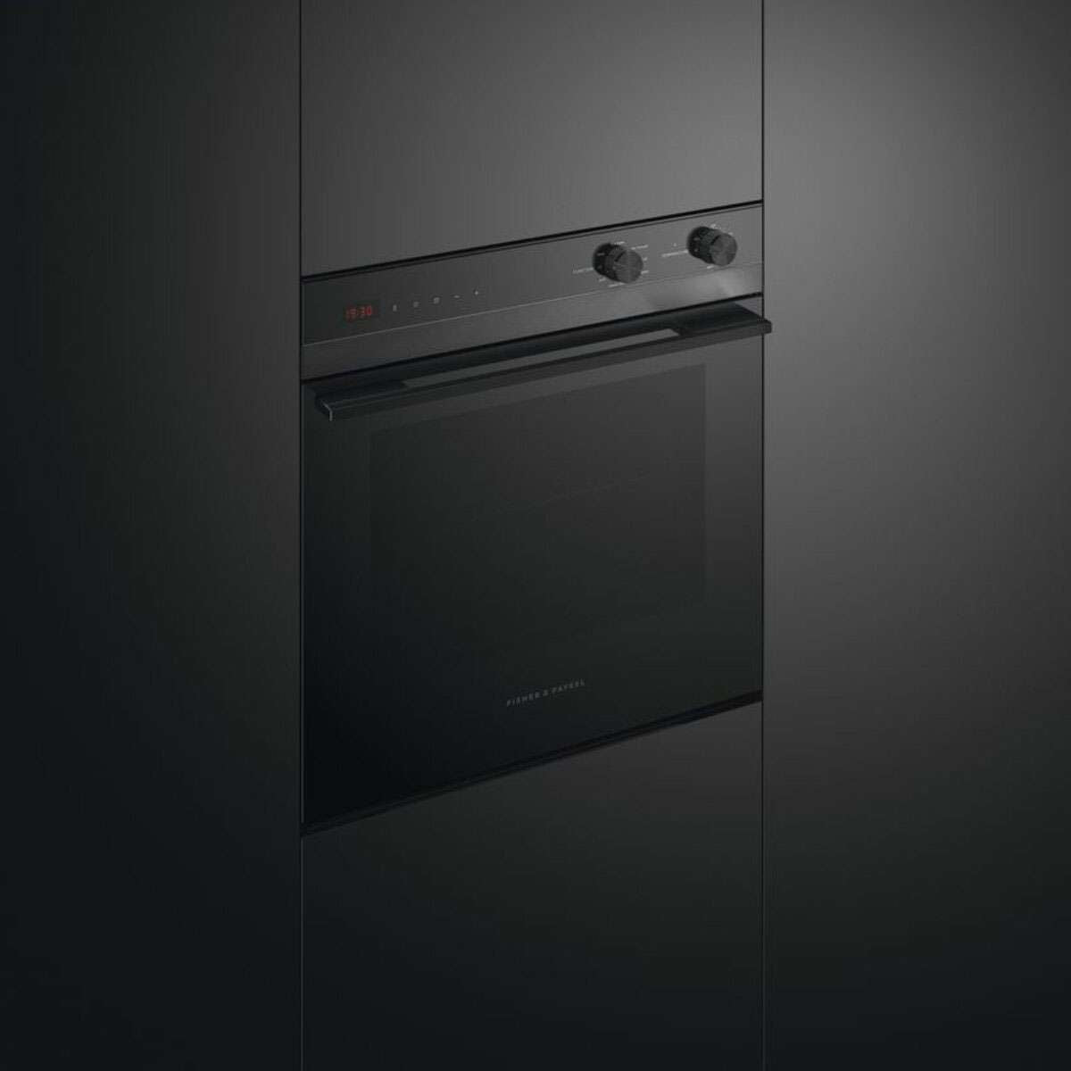 Fisher & Paykel 60cm Contemporary Built-In Wall Oven Black OB60SC7CEB1