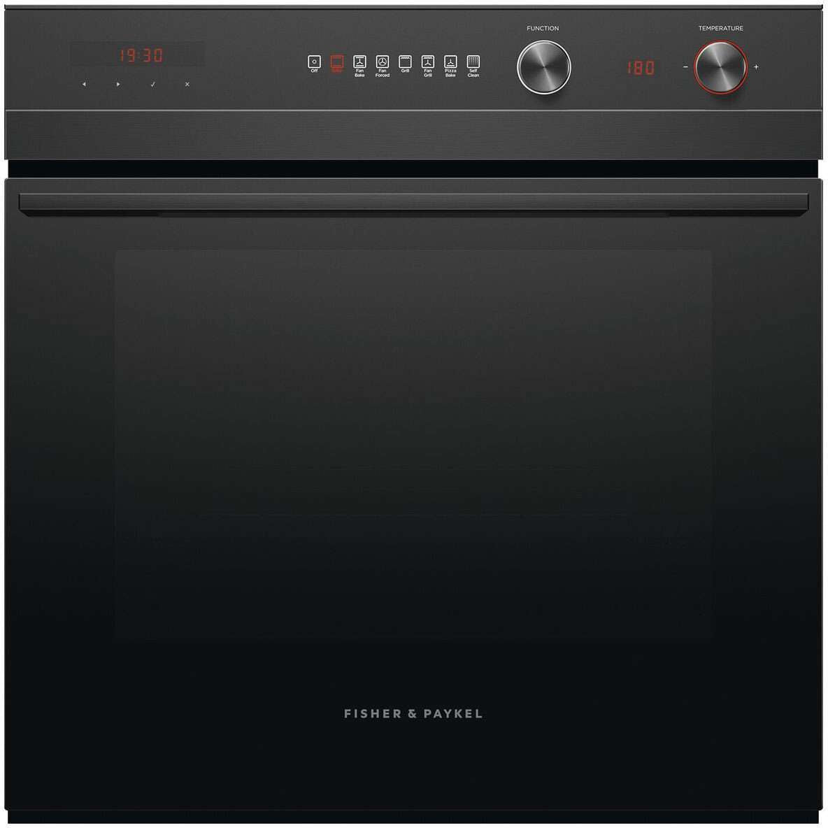 Fisher & Paykel 60cm Pyrolytic Contemporary Built-In Oven Black OB60SC7CEPB1