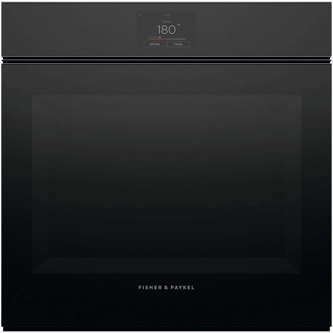 Fisher & Paykel 60cm Minimal Handleless Pyrolytic Oven Black OB60SMPTNB1