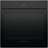 Fisher & Paykel 60cm Minimal Handleless Pyrolytic Oven Black OB60SMPTNB1