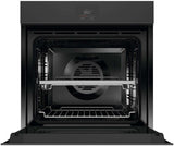 Fisher & Paykel 60cm Minimal Handleless Pyrolytic Oven Black OB60SMPTNB1