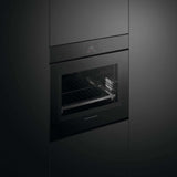 Fisher & Paykel 60cm Minimal Handleless Pyrolytic Oven Black OB60SMPTNB1