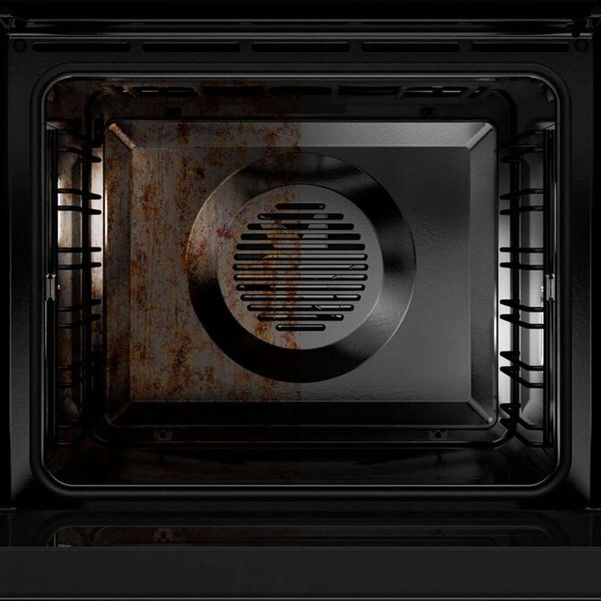 Fisher & Paykel 60cm Minimal Handleless Pyrolytic Oven Black OB60SMPTNB1