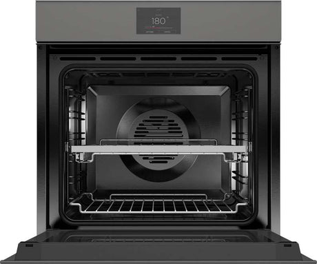 Fisher & Paykel 60cm Minimal Handleless Pyrolytic Oven Grey OB60SMPTNG1