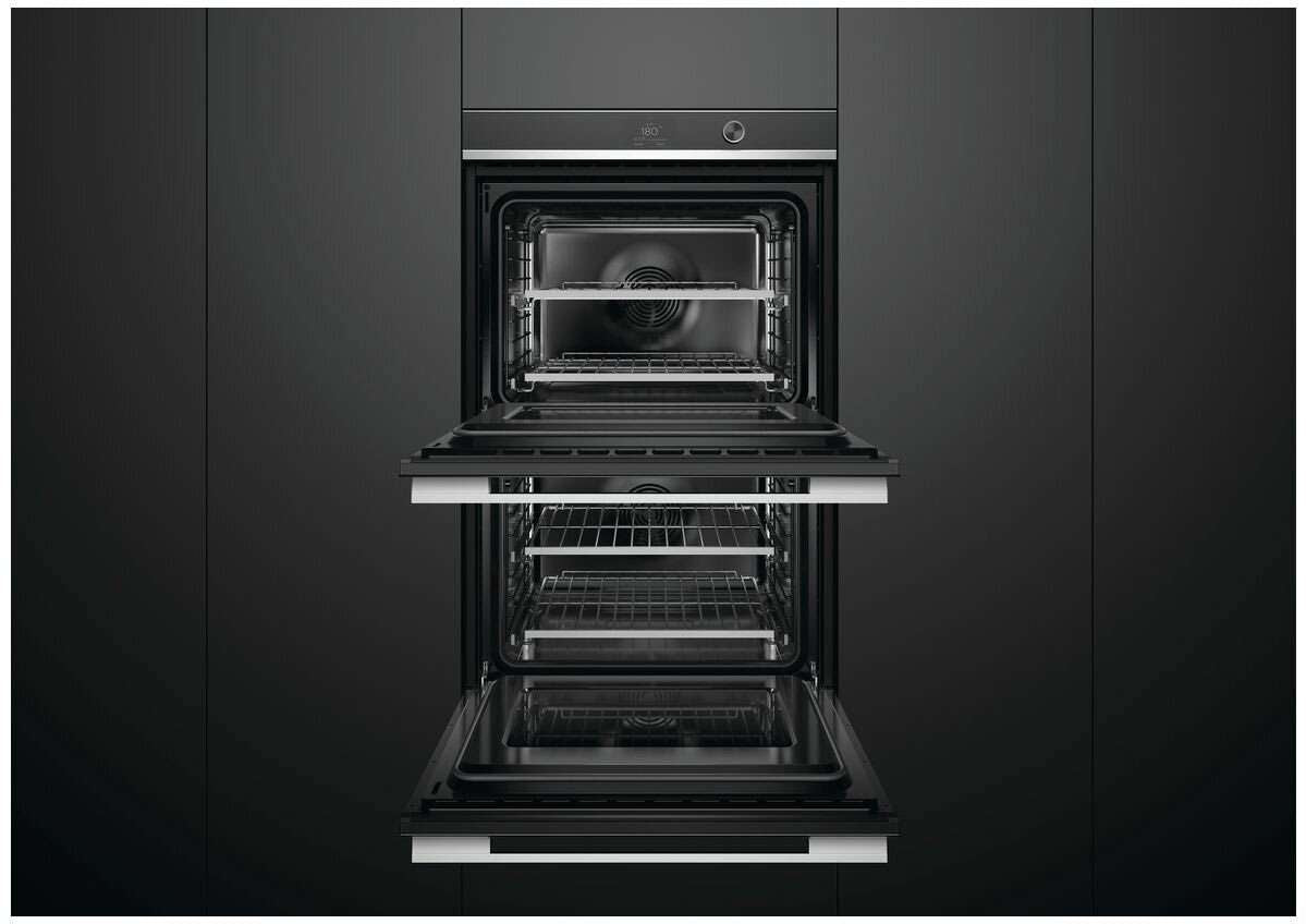 Fisher & Paykel 76cm Contemporary Style Built-In Double Wall Oven OB76DDPTDX2
