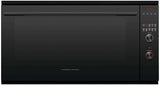 Fisher & Paykel 90cm Contemporary Pyrolytic Built-In Wall Oven Black OB90S9MEPB1
