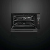 Fisher & Paykel 90cm Contemporary Pyrolytic Built-In Wall Oven Black OB90S9MEPB1
