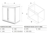 Omega 190L Outdoor Beverage Centre OBF190 | Greater Sydney Only