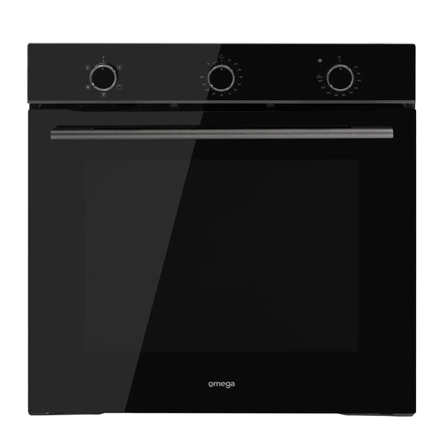 Omega 60cm 5 Function Electric Wall Oven Midnight OBO605M