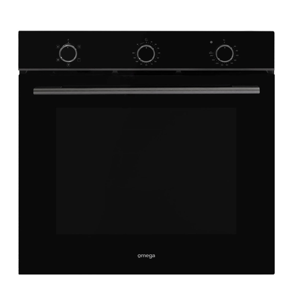 Omega 60cm 5 Function Electric Wall Oven Midnight OBO605M