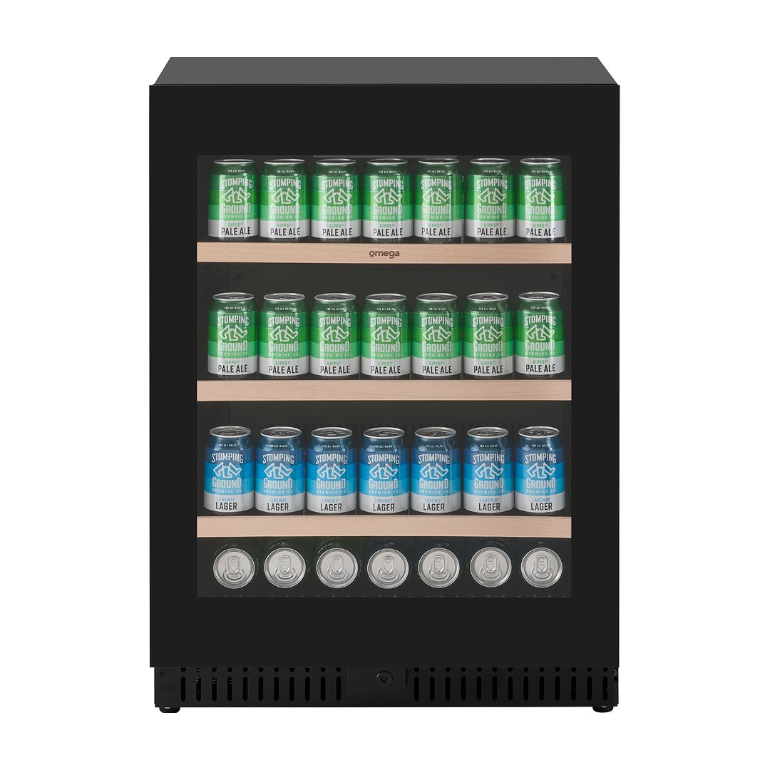 Omega 142L 140 Can Beverage Centre Black OCB140SB
