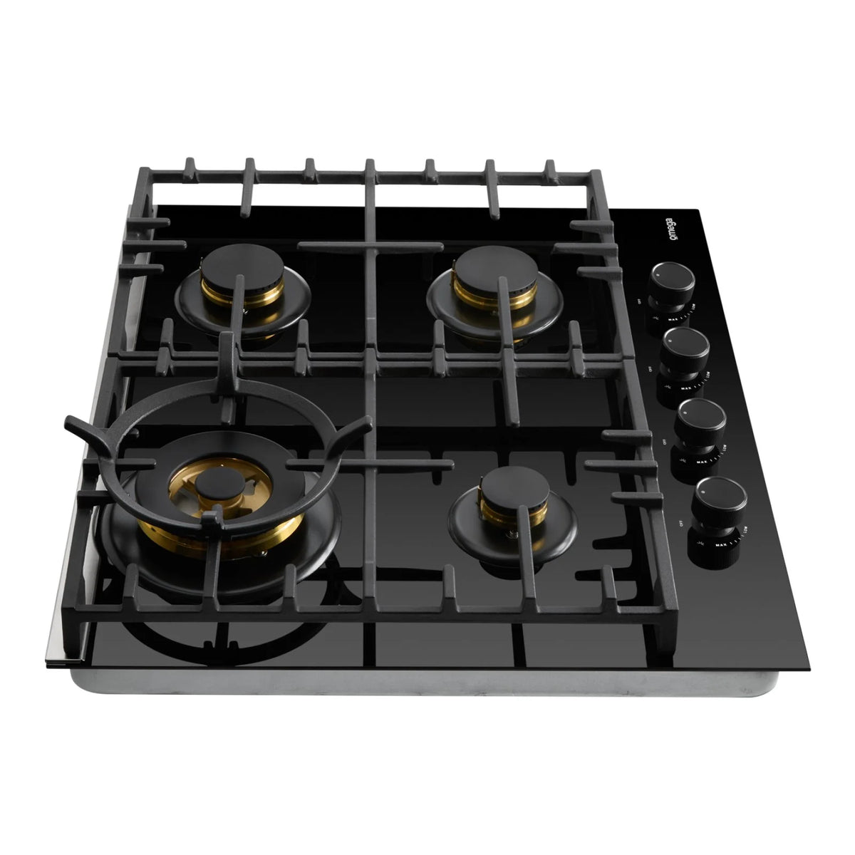 Omega 60cm 4 Burner Gas on Ceramic Glass Cooktop OCGG604WB